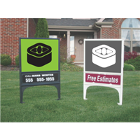 Large Lawn Sign Stand